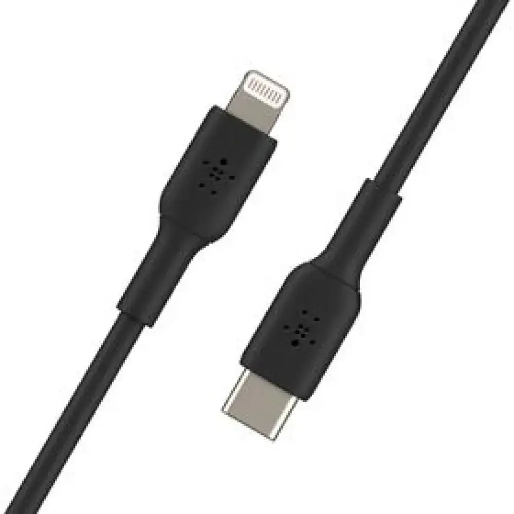 كيبل شحن 30 واط - تايب سي لايتننج 1متر Belkin - اسود