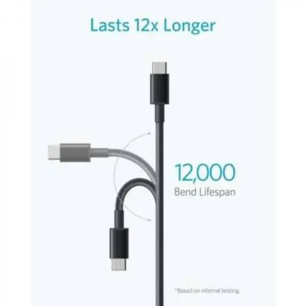 كيبل أنكر PowerLine Select Plus USB-C إلى USB بطول 90 سم - أسود