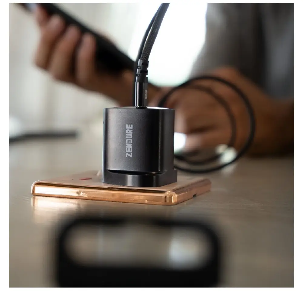 زندور - كيبل شحن USB-C إلى Lightning للآيفون بطول 1 متر أسود