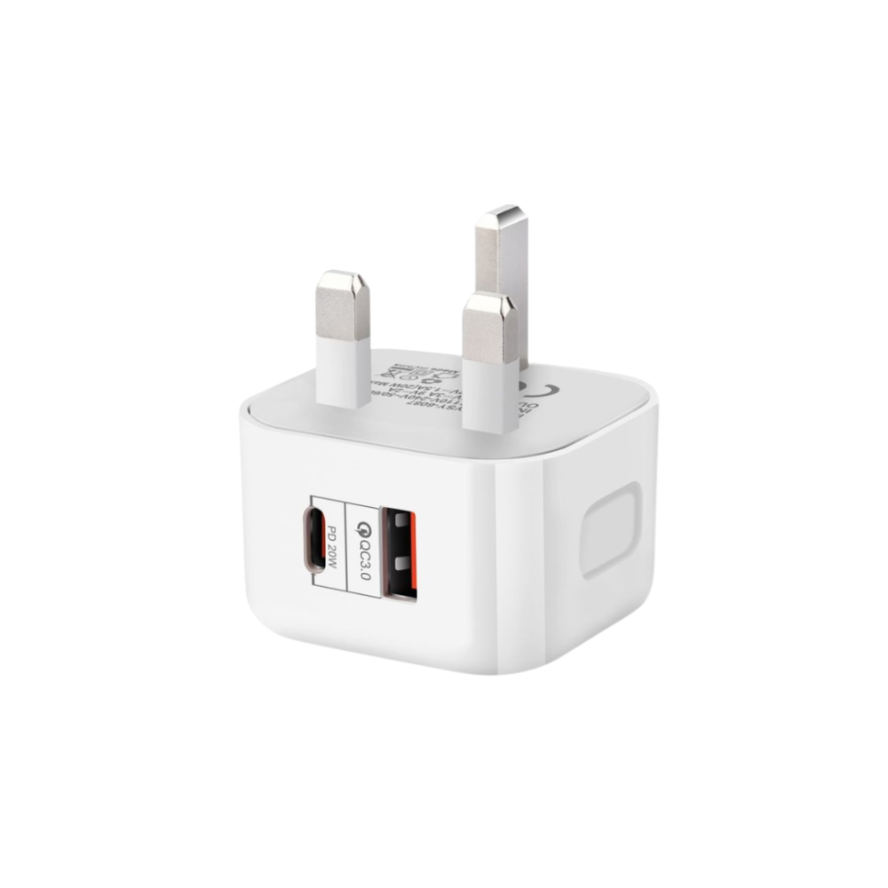 شاحن جداري هوتو 38 واط USB + PD - أبيض MX38