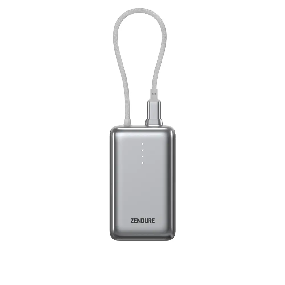 شاحن متنقل زندور SuperMini Pro 10000mAh 30W فضي