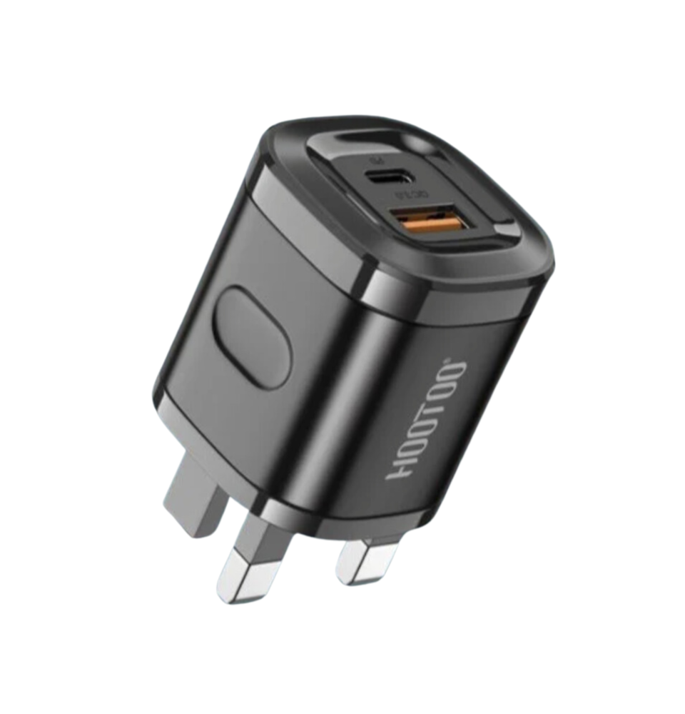 شاحن جداري هوتو 38 واط USB + PD - أسود MA32