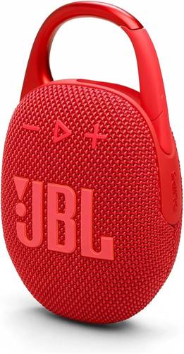 JBL Clip 5 Portable Bluetooth Speaker – Quad-red
