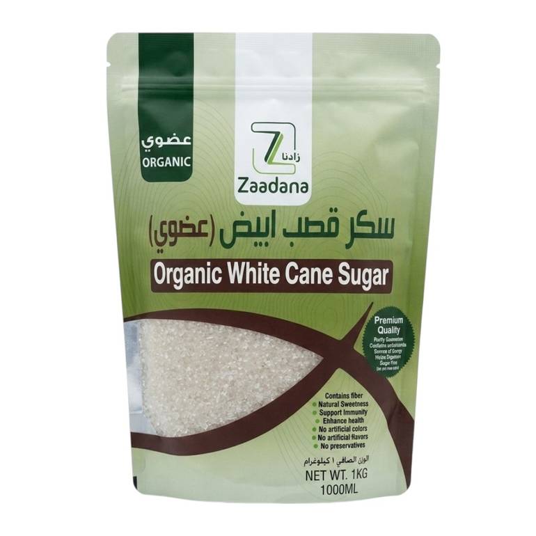 Zaadana Organic White Cane Sugar -1kg