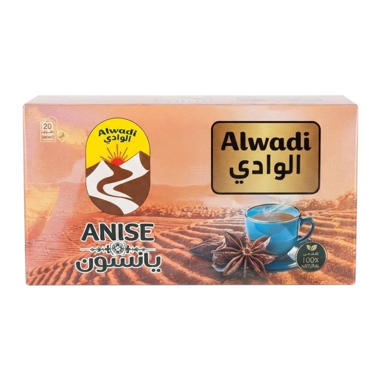Alwadi Anise Tea (20 Tea Bags)