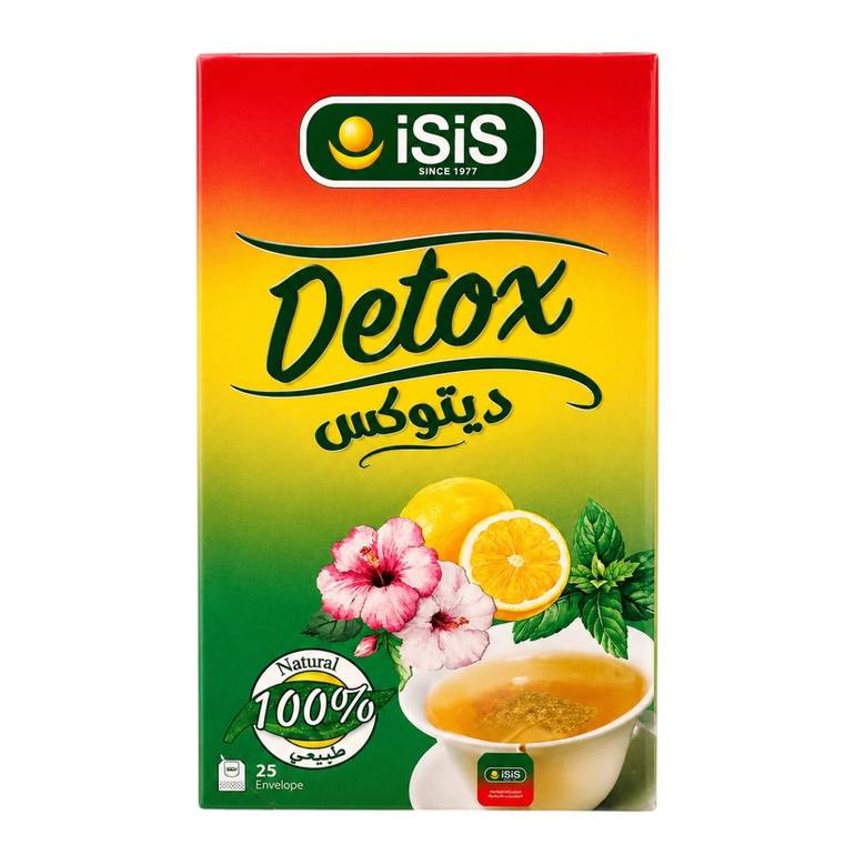 iSiS 100% Natural Detox Herbal Tea (25 Envelopes)