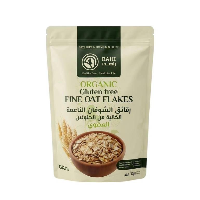 Rahi Organic Gluten-Free Fine Oat Flakes -1kg