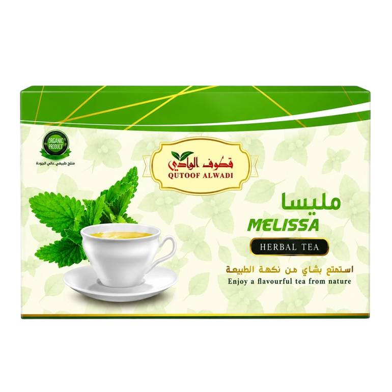 Qutoof Alwadi Melissa Herbal Tea – 24 Tea Bags