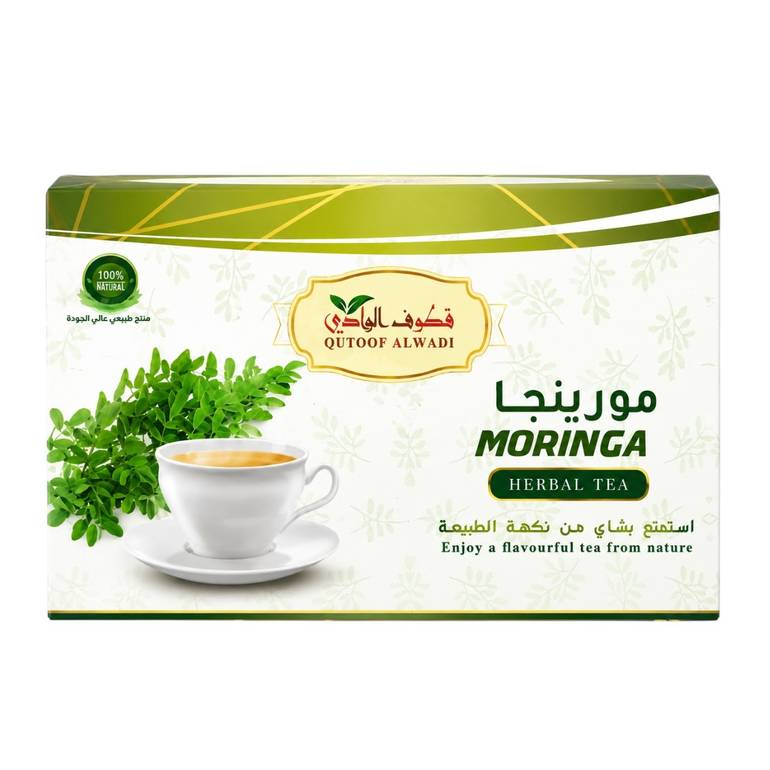 Qutoof Alwadi Moringa Herbal Tea – 24 Bags