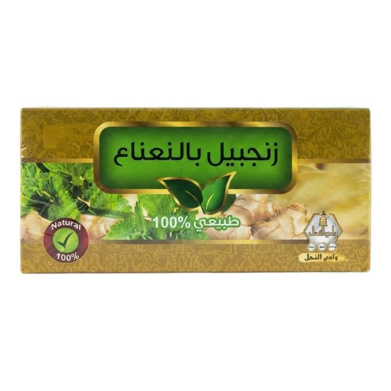 Wadi Al Nahl Ginger with Mint Tea (30 Tea Bags)