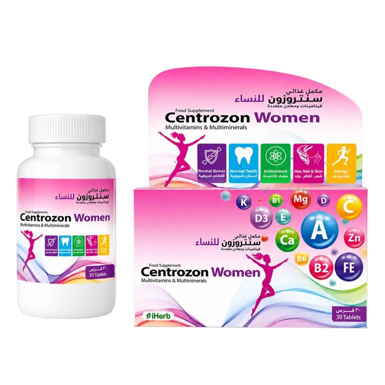Centrozon Women Multivitamins & Multiminerals Food Supplement (30 Tablets)