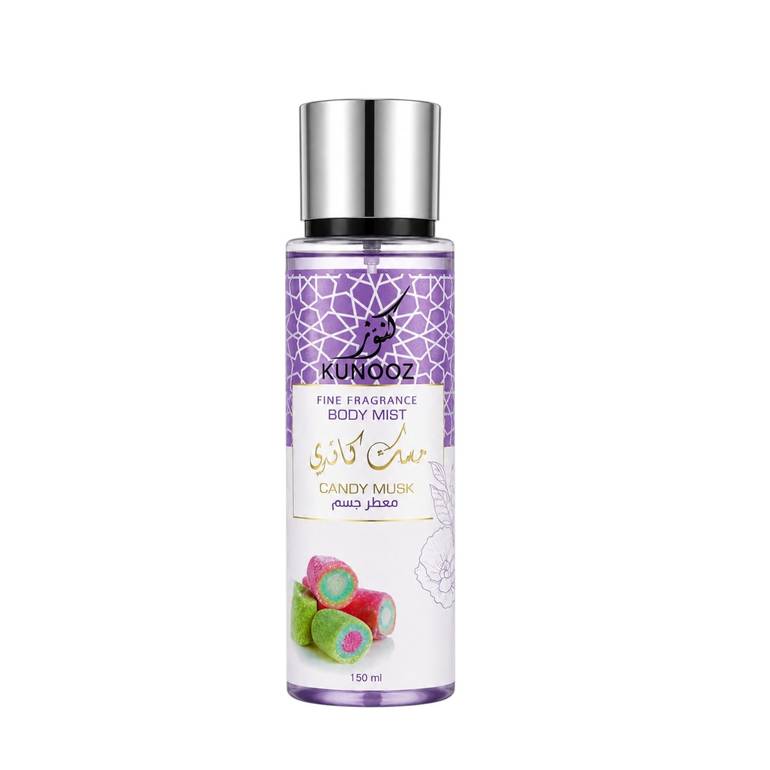 كونوز معطر جسم كاندي مسك 150 مل | بودي ميست برائحة المسك الحلو يدوم طويلاً