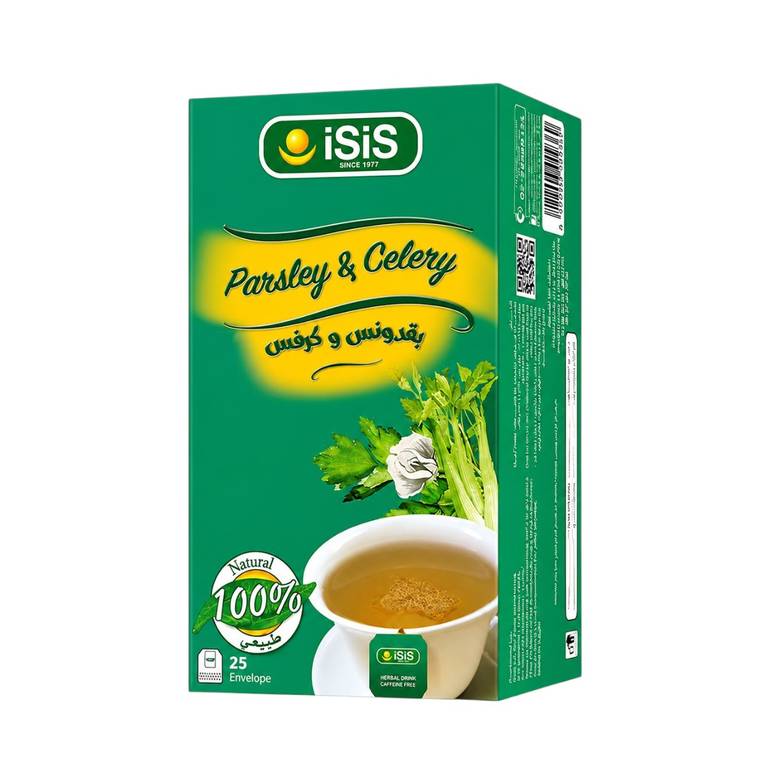 ISIS Parsley & Celery Herbal Drink – 100% Natural-25 Tea Bags