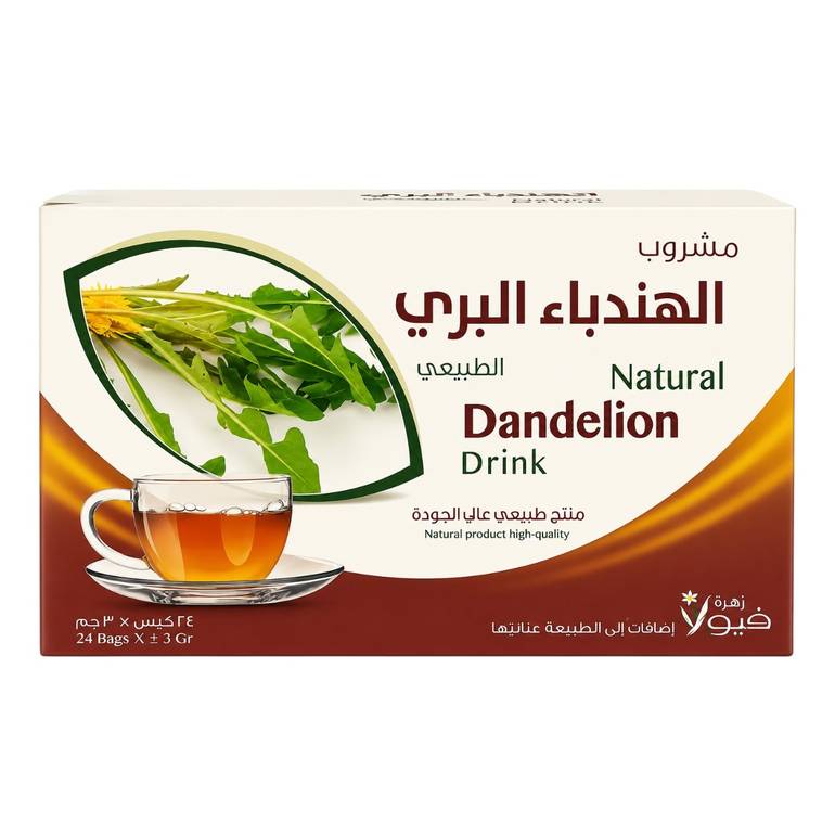 Zahrat Viola Natural Dandelion Drink (72g) – 24 Herbal Tea Bags x 3g