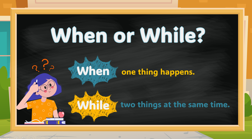 تمارين تفاعلية | When / While