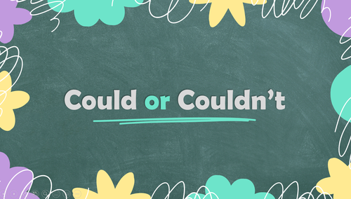 تمارين تفاعلية | Could & Couldn’t