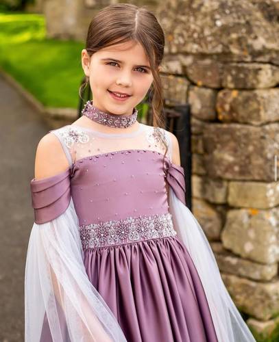 Purple Princess Dress for the Big Sister