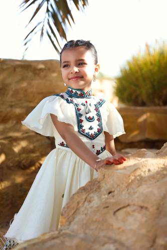  Glowing with Crescent Light dress