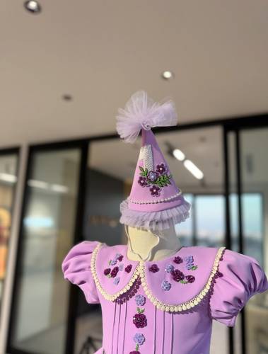 Purple  Rose Bloom Hat