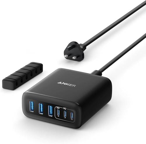 محطة الشحن المكتبية  (112W, 6 Ports, GaN)