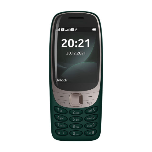  نوكيا 6310  شريحتين  شبكة الجيل الثاني 2G لون اخضر مع&nbsp;ذهبي