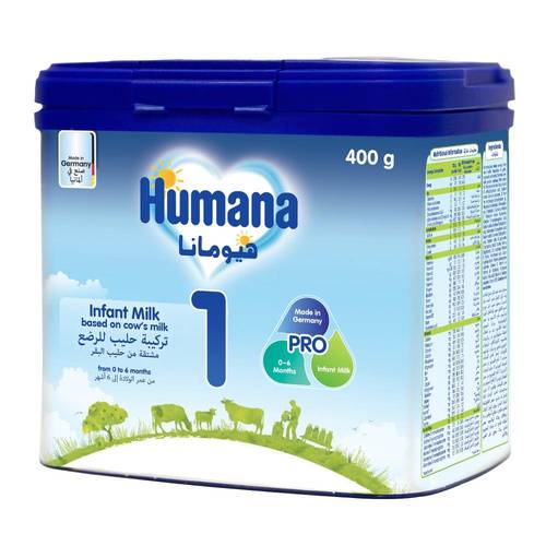 هيومانا 1 تركيبة حليب بروبلنس للرضع 0-6 شهر 400 جم