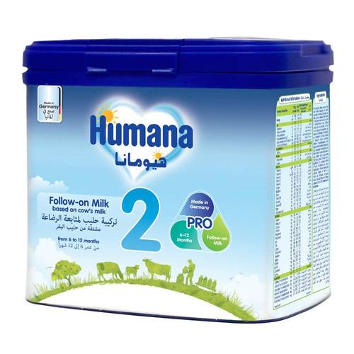 هيومانا 2 تركيبة حليب بروبلنس للمتابعة 6-12 شهر 400 جم