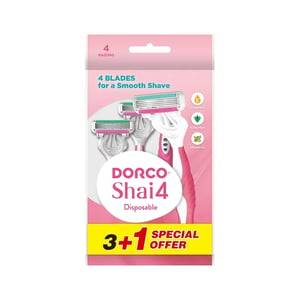 دوركو ماكنية حلاقة Shai-4 للنساء (3+1)