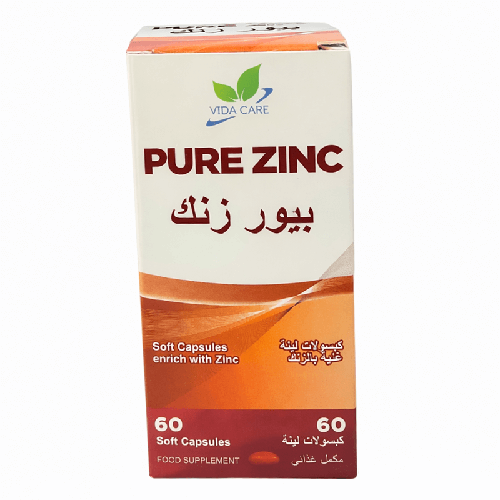 بيور زنك 30 ملجم 60 كبسولة