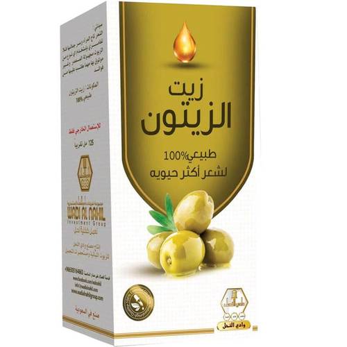 زيت شعر زيتون وادي النحل 125 مل