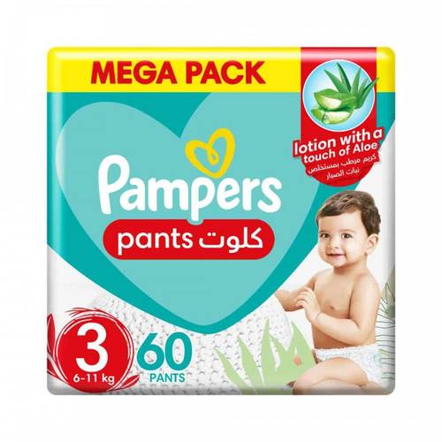 بامبرز كلوت مقاس 3 60 قطعة