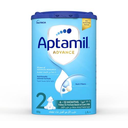 ابتاميل أدفانس حليب أطفال (2) 6-12شهر 800جم