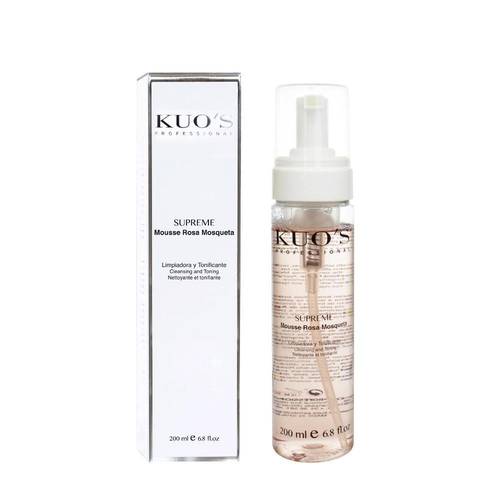 Supreme Mousse Rosa Mosqueta cleanser 200ml Kuo's - غسول وجه روزا موسكيتا 