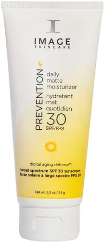 بريفنشن مرطب وواقي شمس خالي من الزيوت اس بي اف30 - I IMAGE prevention daily matte moisturizer oil-free SPF30 