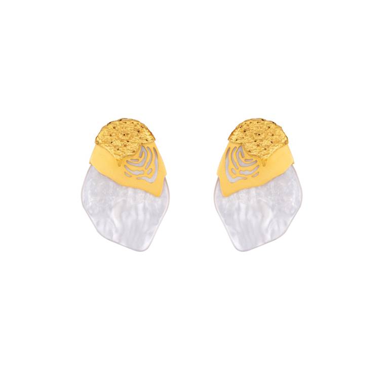 ERUPT EARRINGS - WHITE