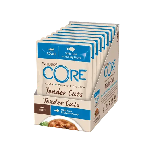 Wellness CORE Tender Cuts Tuna in Savoury Gravy Wet Cat Food | 85g