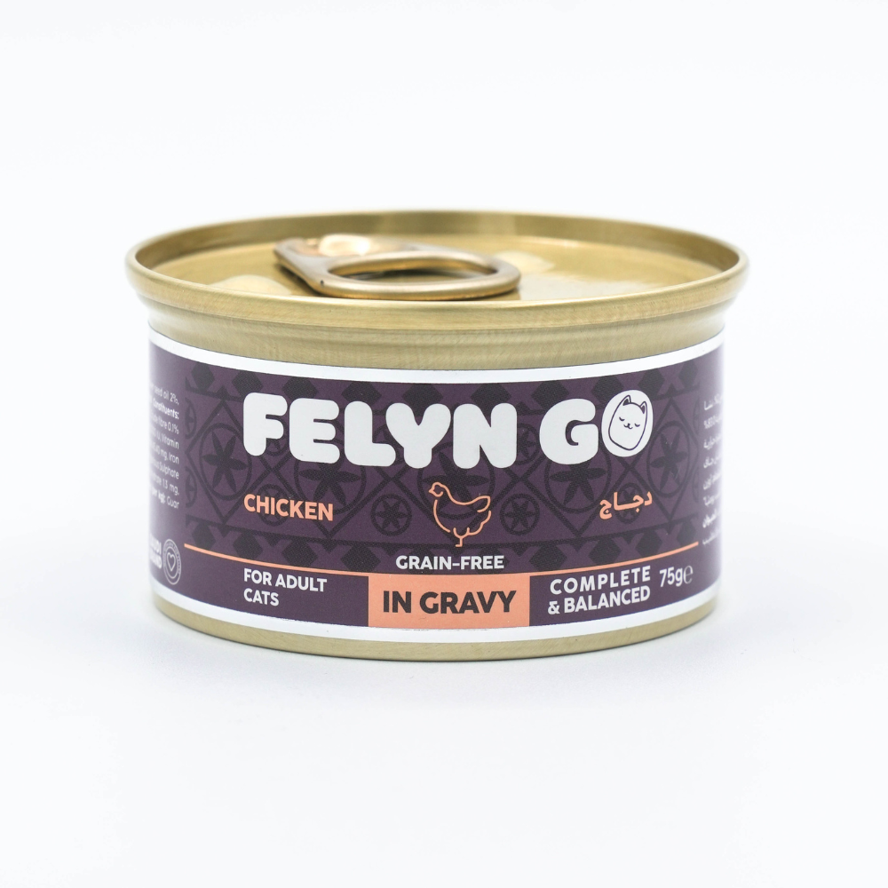 Felyn Go C&B Cans Chicken in Gravy 75g - Piece