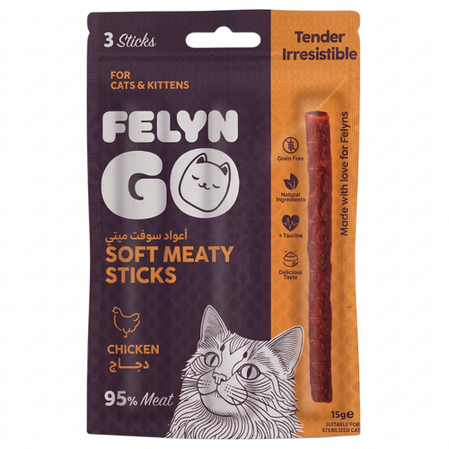 Felyn Go Soft Meaty Sticks Chicken 15g