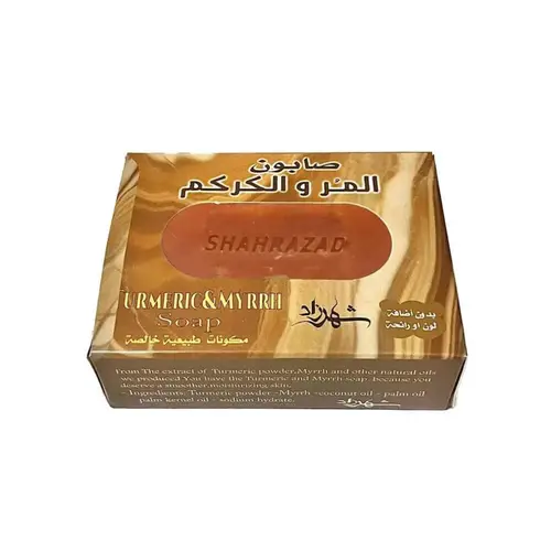 Myrrh and Turmeric-Natural soap from Shahrazad