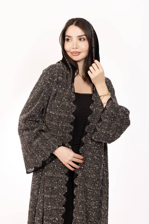 Spider Web Abaya 