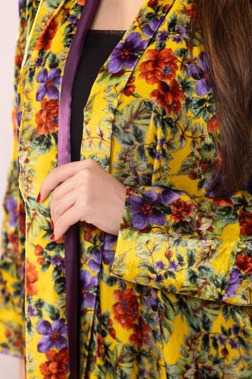 Sunlit Floral Abaya