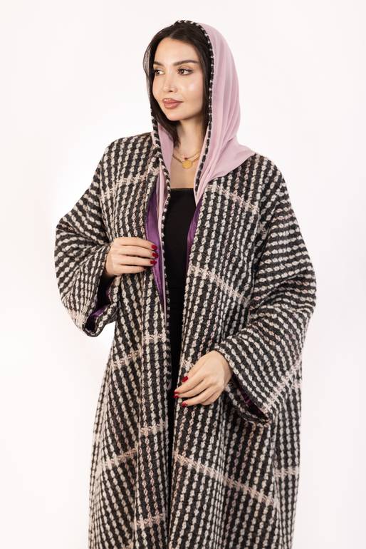 Royal Polka Dot Abaya 