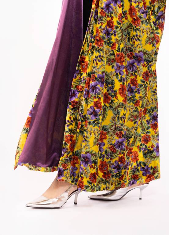 Sunlit Floral Abaya