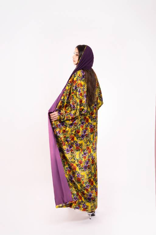 Sunlit Floral Abaya