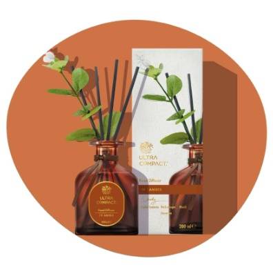 معطر جو الترا كومباكت - عنبر  إنه مثالي لخلق جو دافئ يشعرك وكأنك في بيتك، أينما كنت. 