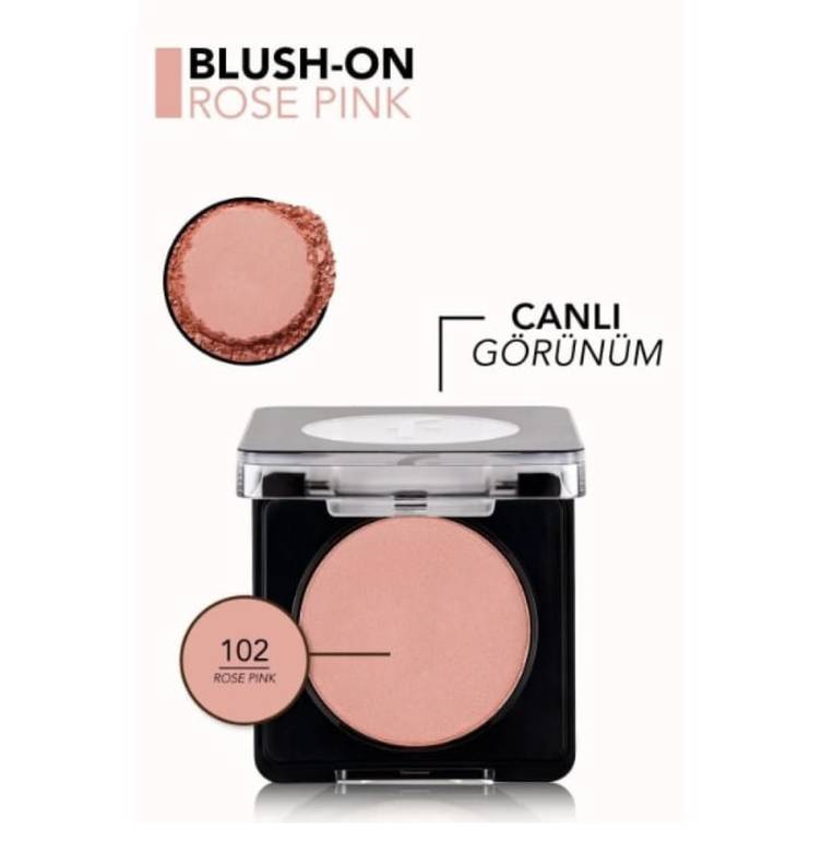 فلورمار أحمر الخدود بودرة مضغوطة غير لامعة  Rose Pink 102