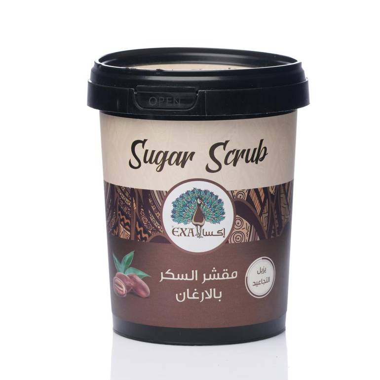 اكسا مقشر السكر بزيت الارغان 600 غرام