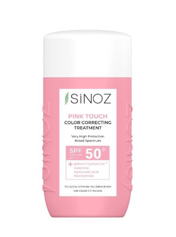 كريم مصحح لون البشرة الوردي +SPF50 والحماية من الشمس من سينوز – 50 مل
