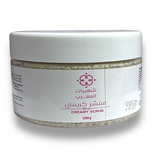 مقشر كريمي لترطيب البشرة