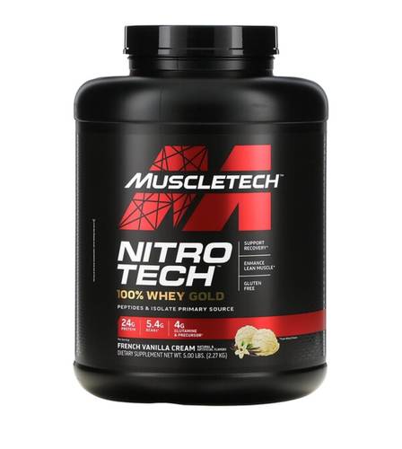 MUSCLETECH 100% WHEY GOLD FRENCH VANILLA - 2.27 kg